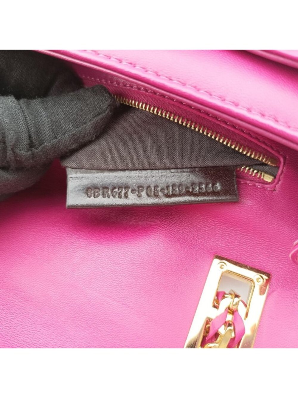 Fendi Be Baguette Rose Red Leather Shoulder - Picture 11 of 15